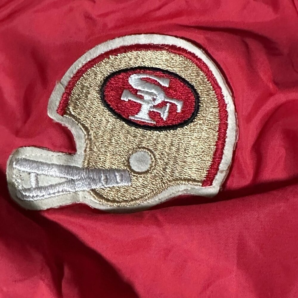 Youth Vtg San Francisco 49ers Windbreaker - 70's - Embroidered Helmet Patch NFL - Picture 5 of 14